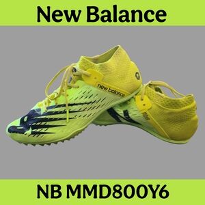 New Balance Men's Neon Sulfur Yellow & Black Track Spikes